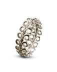 Anello fedina made in italy argento ghirigori