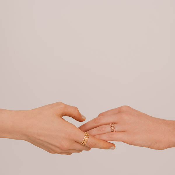 Anelli fedine made in italy oro rosa oro giallo