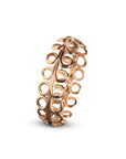 Anello sottile fedina made in italy oro rosa